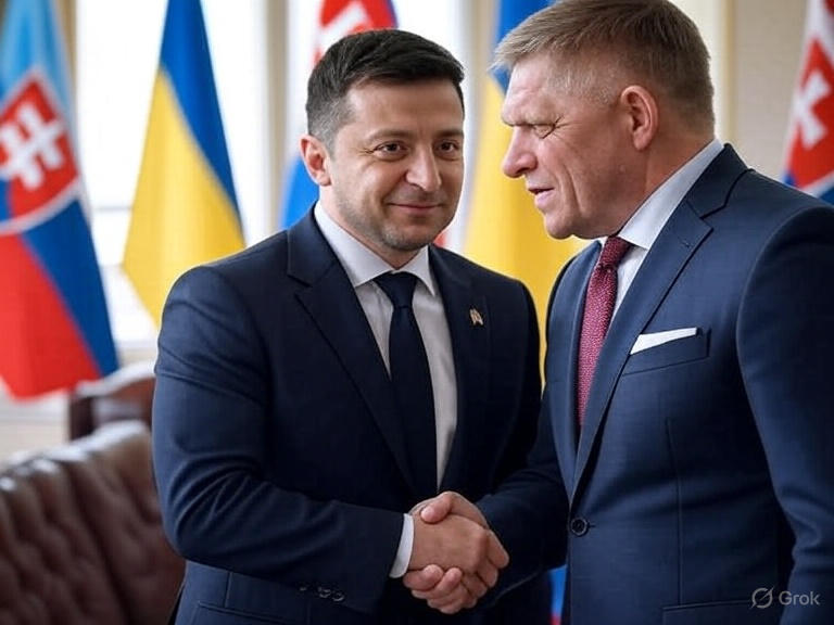 Fico incontra Zelensky in Ucraina: sì alla cooperazione pragmatica e ai piani di&nbsp;pace